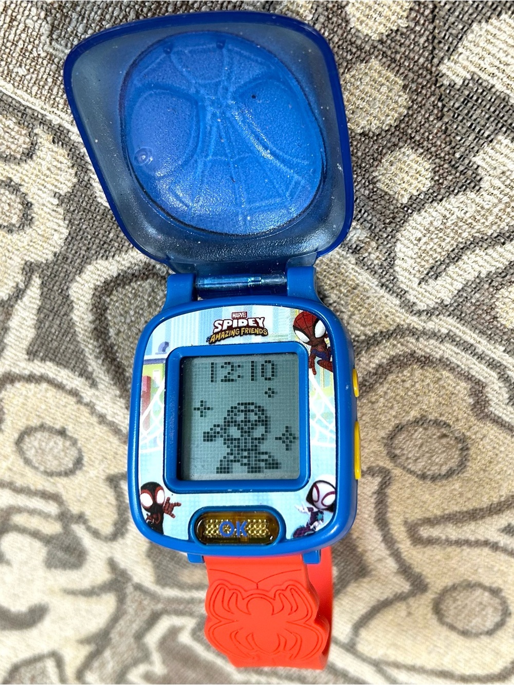 4/$20 Spidey Learning Watch Spiderman VTech Time, Games, Counting, Matching +